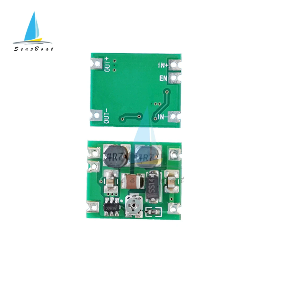 DC-DC Stabilized Power Supply Module Mini Automatic Buck-Boost Voltage Regulator Board DC3V-15V Step Down Buck Boost Module