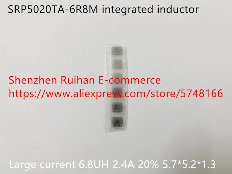 Original new 100% SRP5020TA-6R8M integrated inductor large current 6.8UH 2.4A 20% 5.7*5.2*1.3
