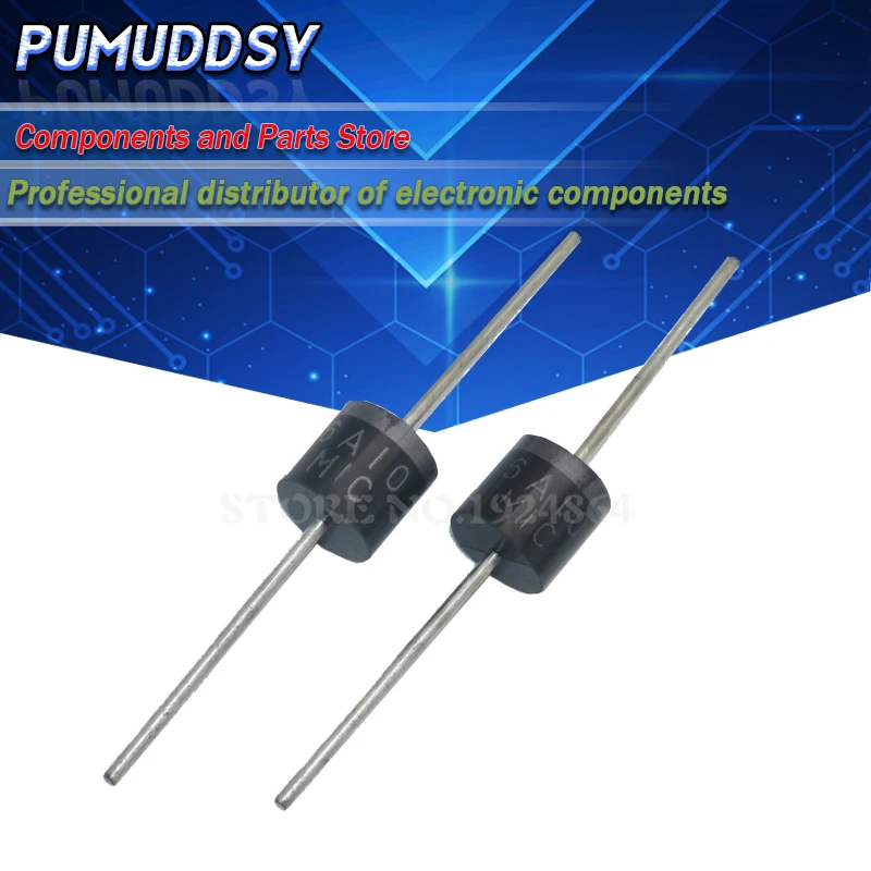 20PCS Rectifier Diode 6A 1000V R-6 6A10