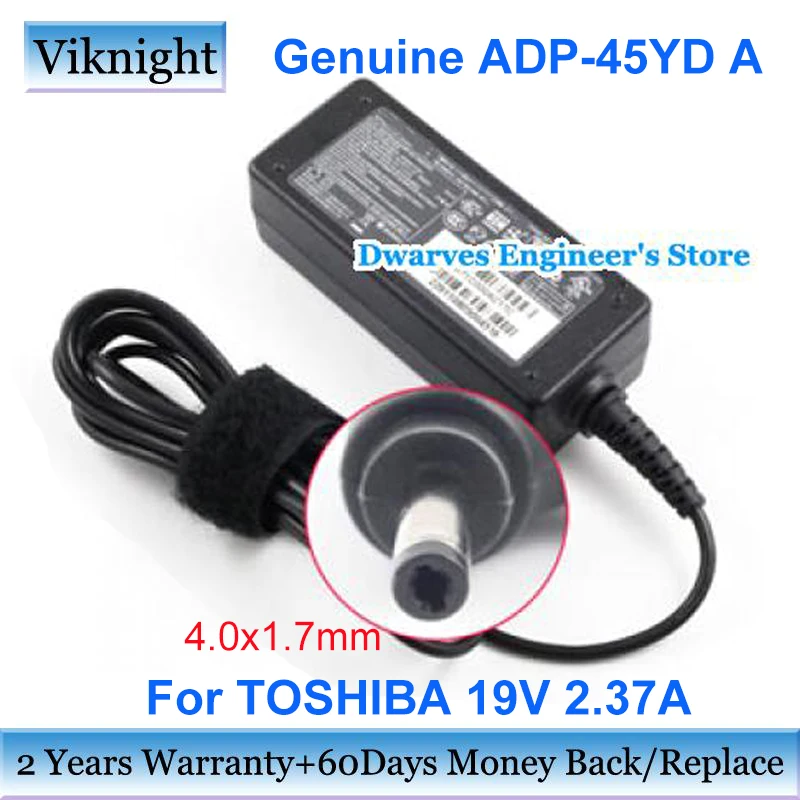 

Genuine ADP-45YD A AC Adapter PA5192A-1AC3 for Toshibaa SATELLITE U920T TABLET ULTRABOOK 19V 2.37A 45W Laptop Adapter Charger