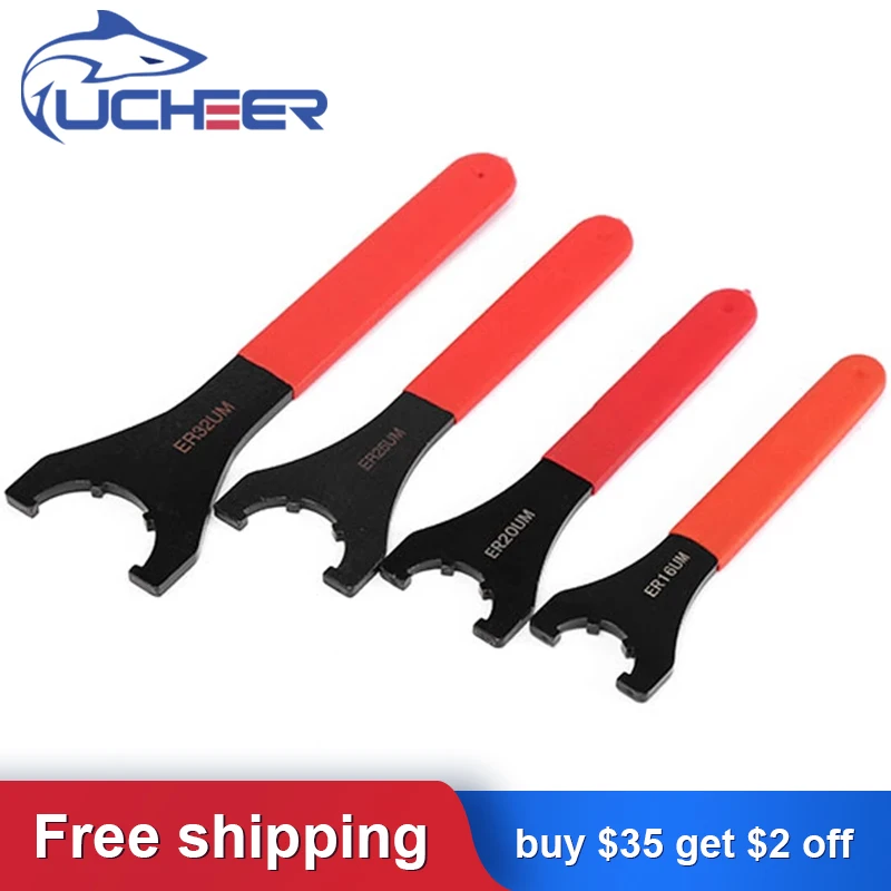 UCHEER ER16 ER20 ER25 ER32 ER40 ER50 UMType Collet Chuck Holder Wrench Spindle Nut CNC Milling Machine Lathe Tool Cutter Spanner