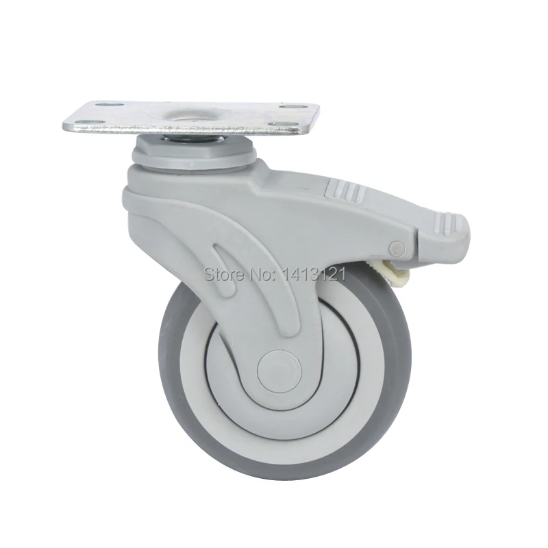 

Flat Style Muted Furniture Medical Bed Chair Caster Hospital Universal Wheel Industry Instrument Equipment Hardware Part