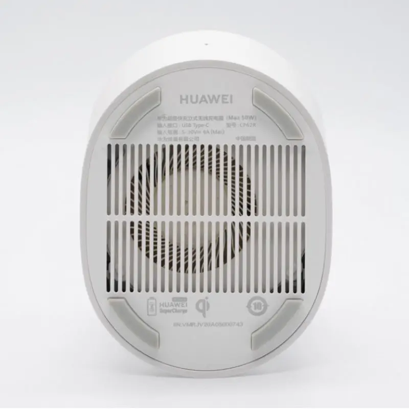 HUAWEI SuperCharge 50W Wireless Charger Stand with 66W SuperCharger CP62R Set Version Noise-Free Dual-Coil Design Air Gestures