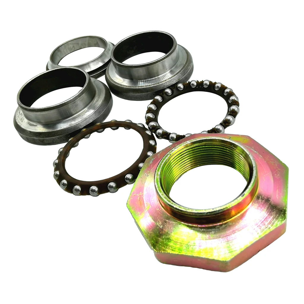 Motorcycle Steering Stem Rod Bearing Ring Kits for Yamaha PW50 PW 50 1981-2013