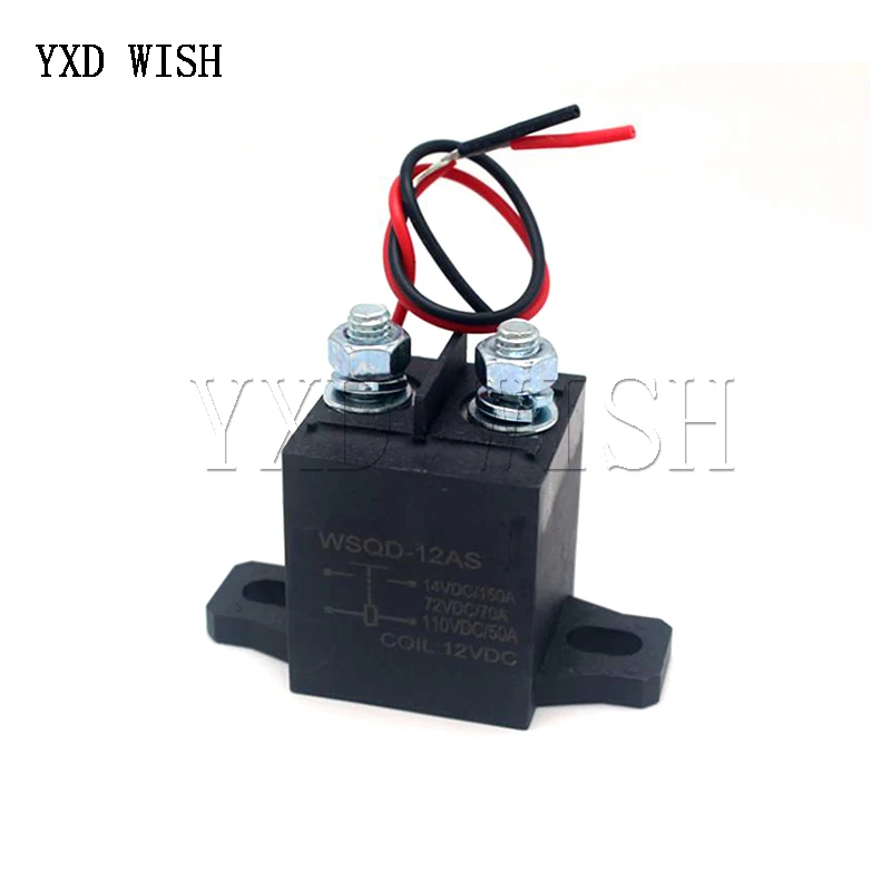 Automotive Relay 12V 24V 36V 48V 60V New Energy Electric Vehicle High Voltage Dc Car Relay Long Time Power 150A 110V Contactor