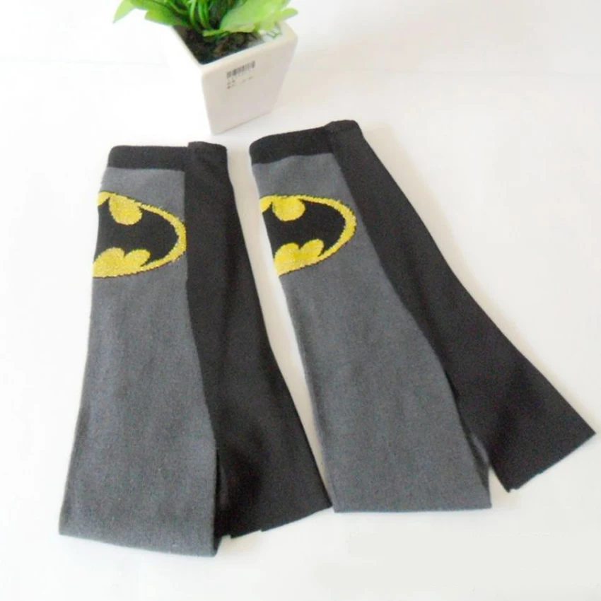 Adult Men Costume Socks Knee High With Cape Cosplay Socks Halloween Cos Accessories Takerlama