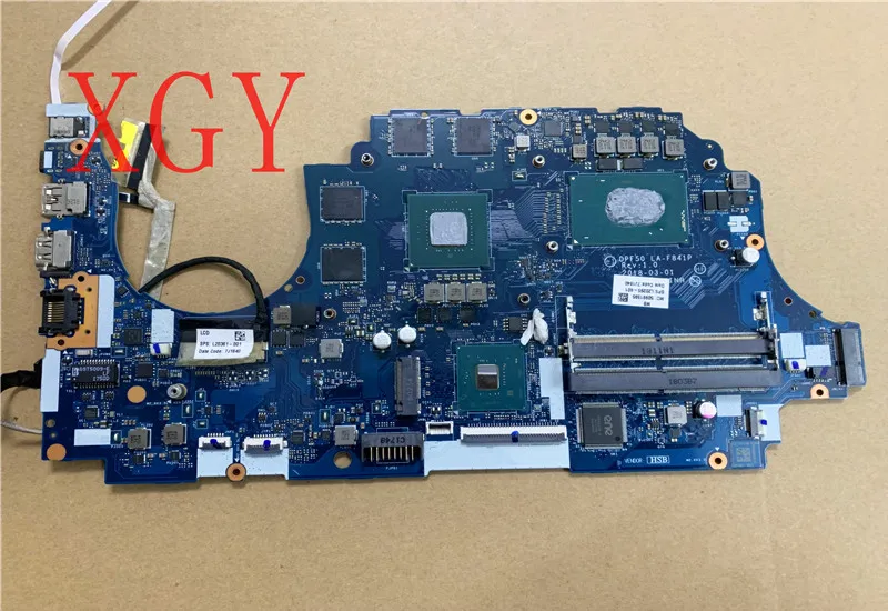 original for HP 15-CX 15-CX00058W Laptop motherboard LA-F841P L20295-601 i5-8300H SR3Z0 HM370 GTX1050 2GB DDR4 100% Tested