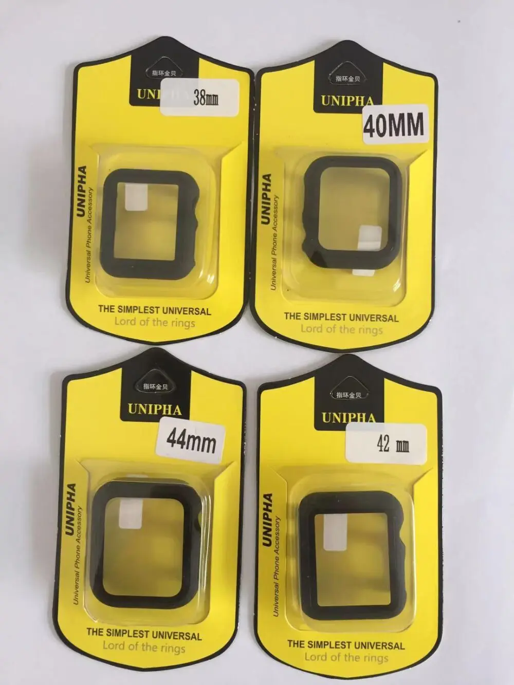 Защитный чехол из закаленного поликарбоната с полнослойным стеклом 360 для iWatch