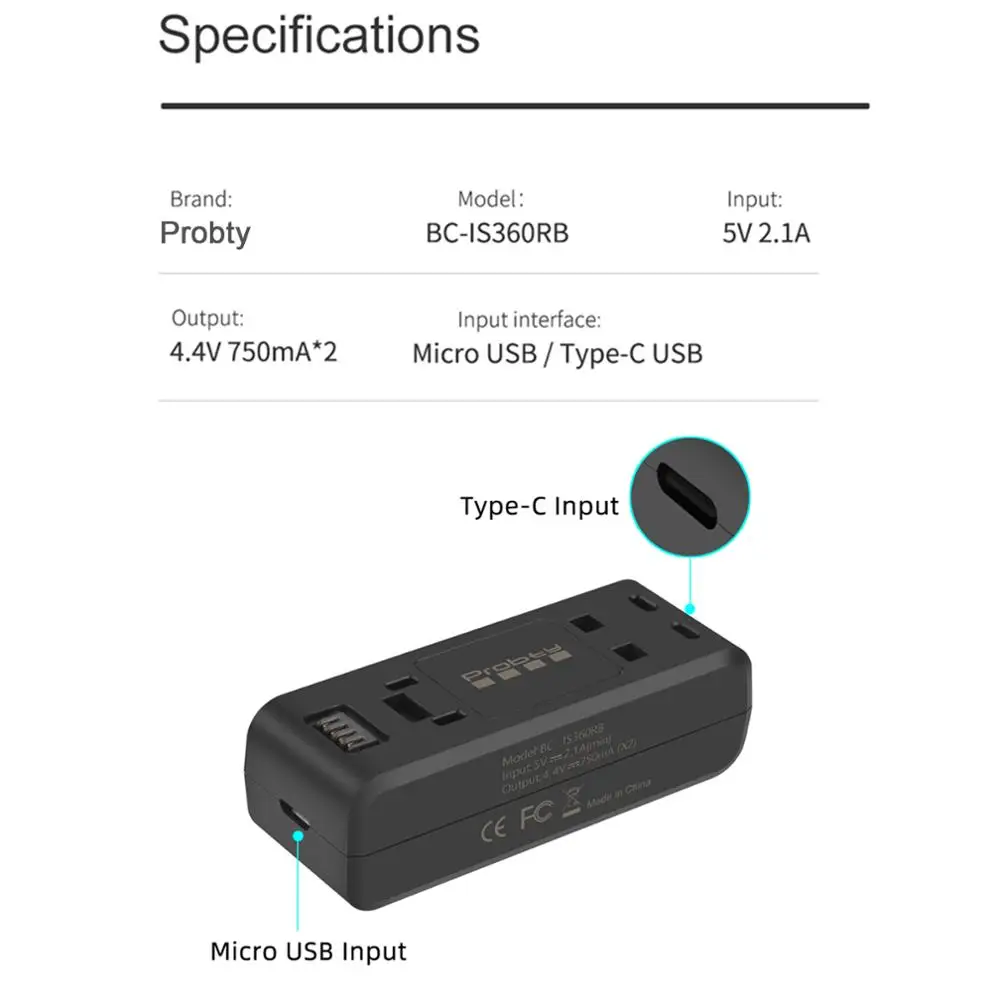 For Insta360 ONE R 1300mAh Battery or Fast Charger For Insta 360 R Camera Accessory