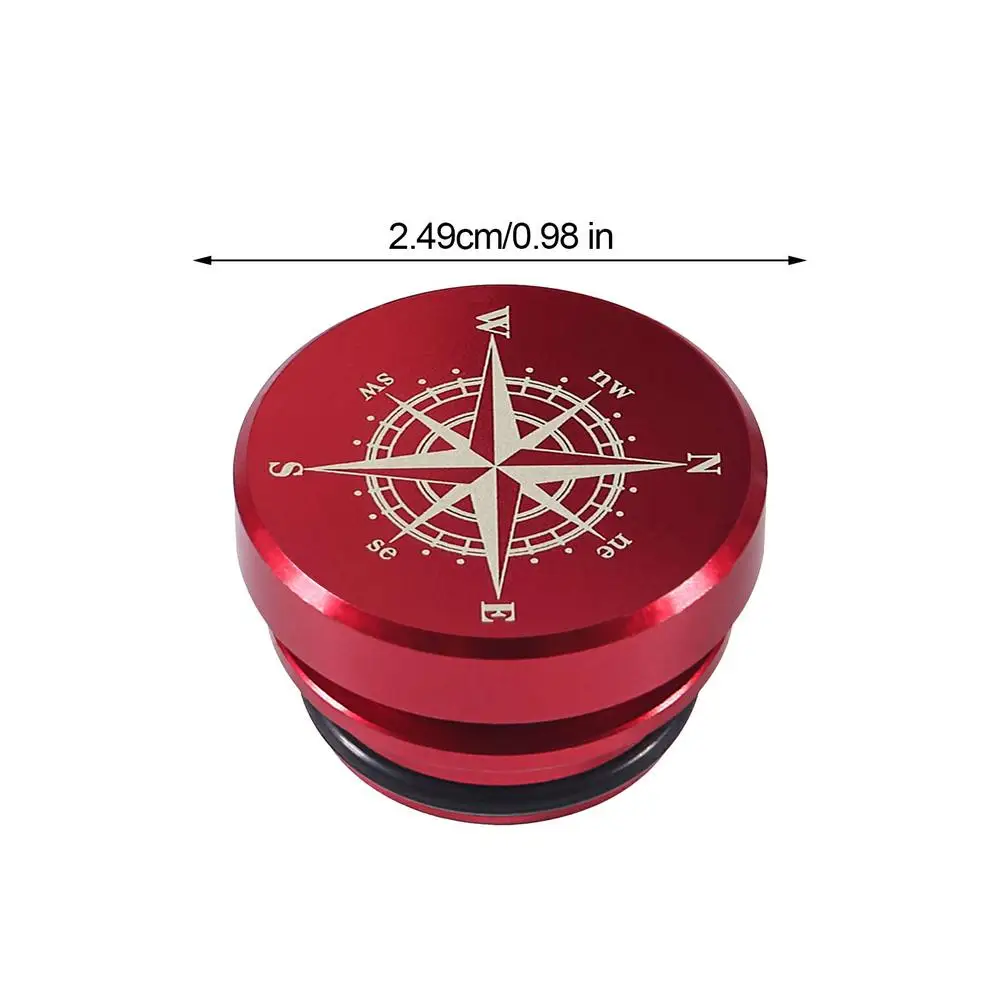 Car Button ​Lighter Dust Cover Cigarette Lighter Cover Aluminum Billet Button Plugs With O-shaped Gasket For Car Accessories