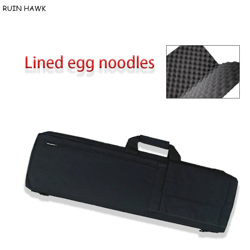 85cm/100cm Tactical Military Egg Cotton Square Bag Nylon Field Hunting Fishing Carry Bag Shooting Rifle Gun Molle Pouch