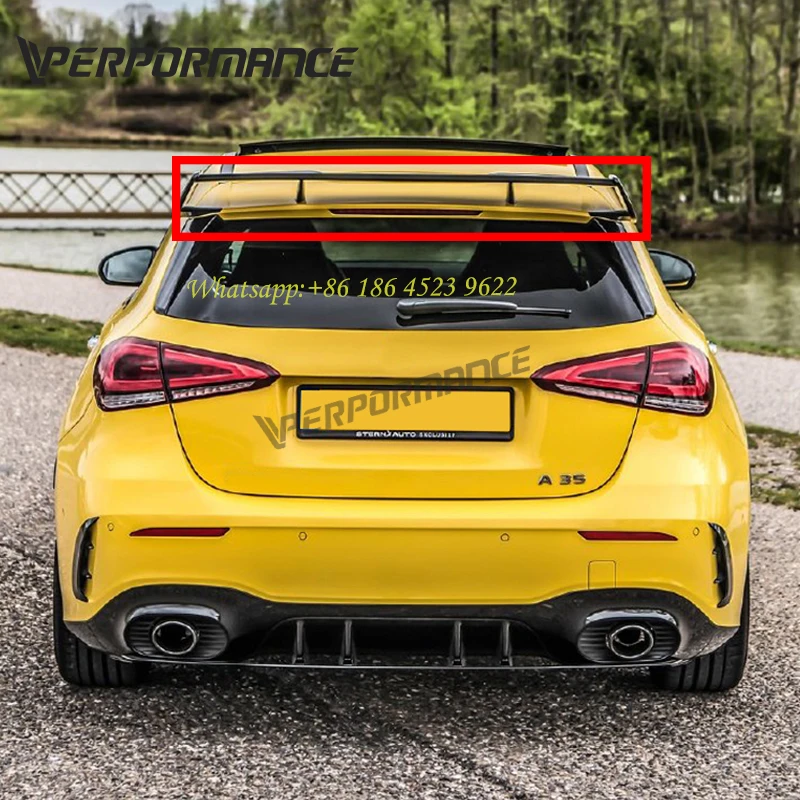 W177 A35 design rear spoiler for W177 sedan hatchback car A class  rear wing  2019-2020y back wing A style