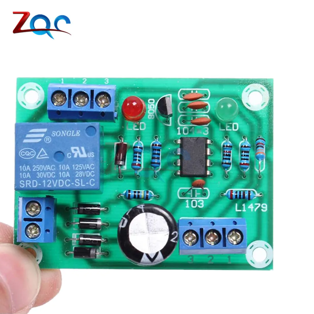 Water Level Controller Switch Liquid Level Sensor Module Automatically Pumping Drainage Protection Controlling Circuit Board