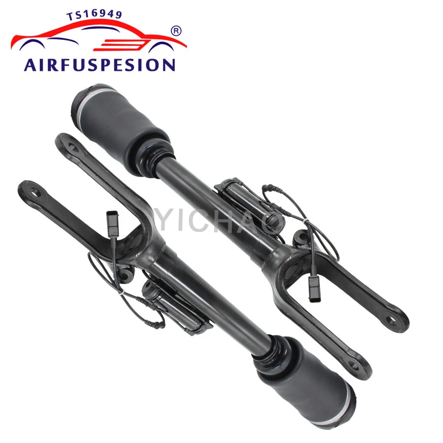 7pcs/Set Front + Rear Air Suspension Shock Absorber with ADS + Air Spring Bags + Airmatic Pump For Mercedes W164 X164 ML-Class