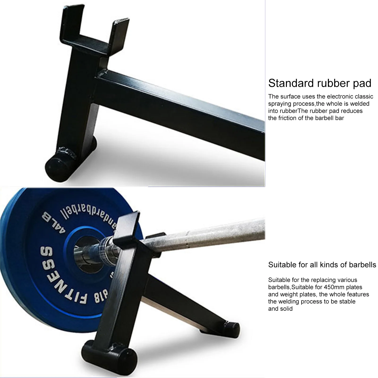 Deadlifting Unload Barbell Jack For Loading & Unloading Weight Plates Weight Lifting Fitness Gym Equipment Accessories