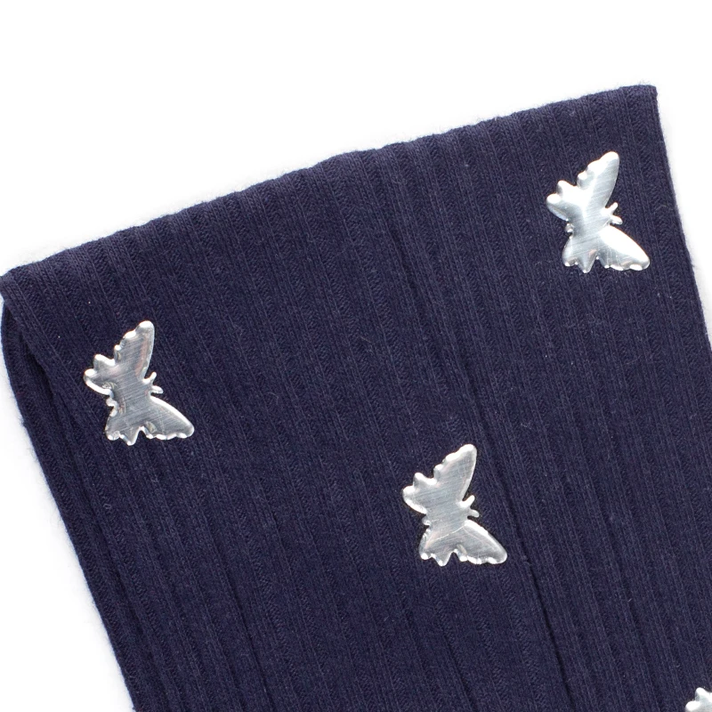 Geebro Girl Ribbed Knitted Cotton Headband Bohemian Flat Headwrap Women Stretch Butterfly Accessories Simple Design Hairband