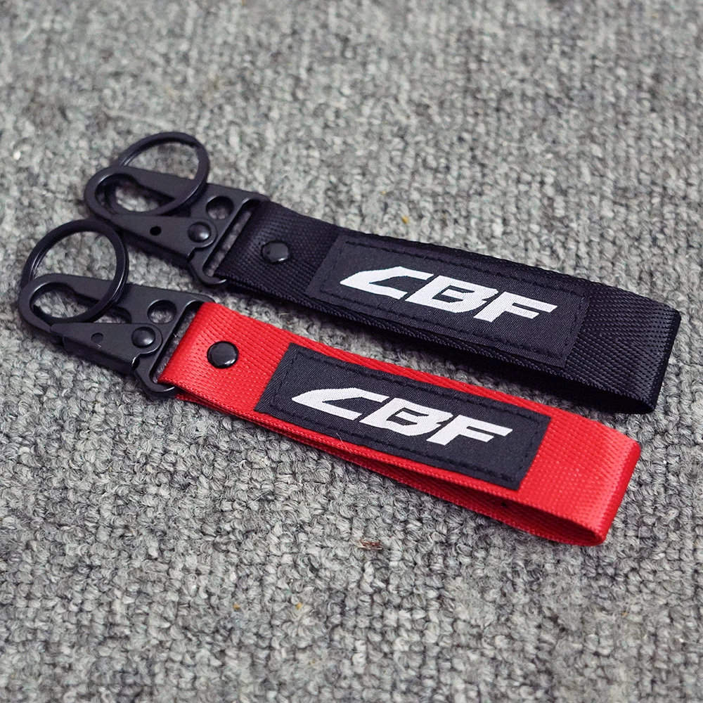 For Honda CBF 125 150 250 500 600 600s 1000 CBF600 CBF1000 SA CBF250 CBF500 CBF125 Newest Motorcycle Embroidery Keychain Keyring