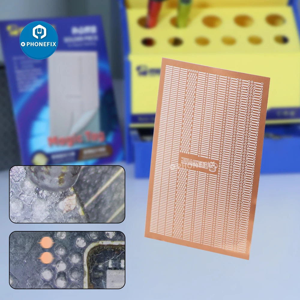 Almohadilla de retrabajo mecánico, parche de fijación de punto de soldadura para teléfonos móviles, placa base, Chip BGA, almohadillas faltantes, almohadilla de punto de reparación de juntas de soldadura