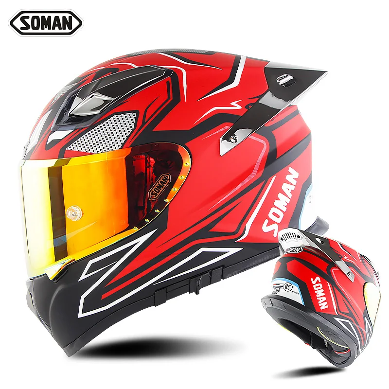 Men Women Motorcycle Helmet Casco Moto Motocross Riding Racing Helmet Full Face Off Road Capacete Moto DOT Approved