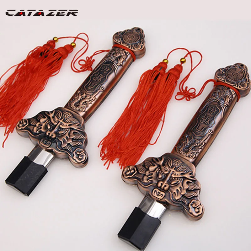 

Catazer Taiji Sword Double Expansion Sword Fitness Folding Martial Arts Shrink Morning Exercise Sword Not Open Blade