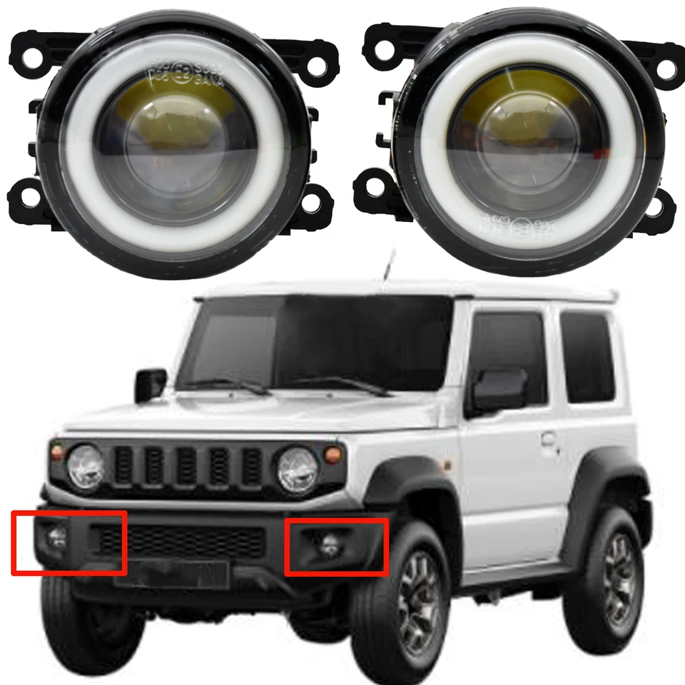 お値下げ 新品ジムニーJB64 JB74LEDヘッドライト エンジェルアイ He4d1dba0a4d64726a873d54c086c2