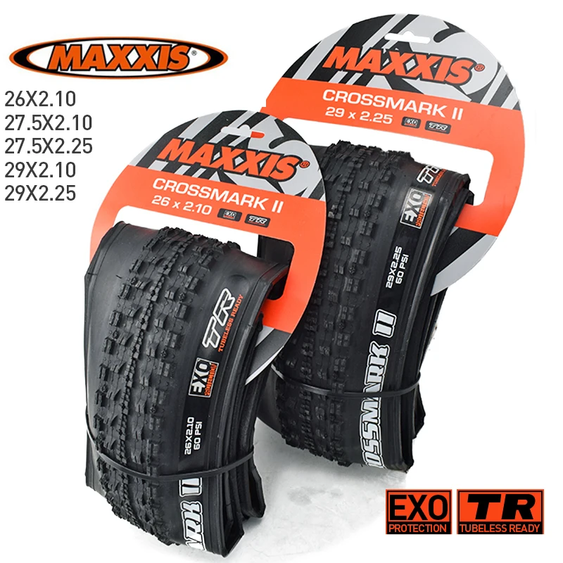 MAXXIS CROSSMARK II 29*2.25チューブ付きセット Maxxis CrossMark II Tubeless: The Ultimate XC Tire for Real Riders