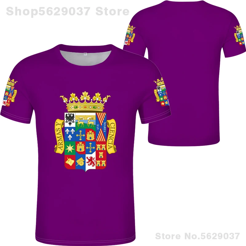 Flag Of Palencia T-Shirt Diy Free Custom Name Number Spain Provincial Flags Castile-Leon T-Shirt Print Spanish Flag T-Shirt