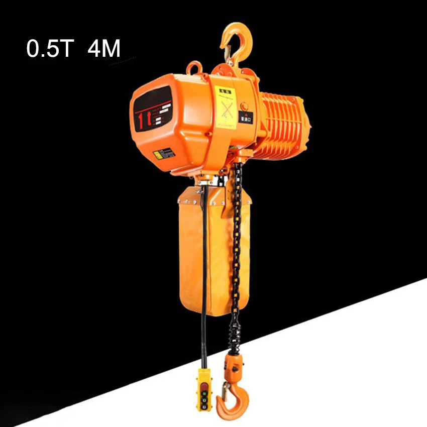 

0.5t 4 Meters Industrial Lifting Hoist Portable Fixed Chain Crane Electric Chain Hoist Crane Lifting Ring Chain Hoist Crane 380v