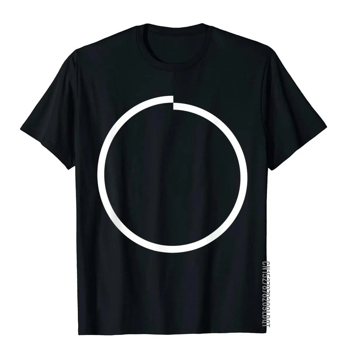 Incomplete Circle Cringe Meme Shirt Annoying Eyesore Ocd Cheap Men's T Shirt Street Tops Tees Cotton Unique