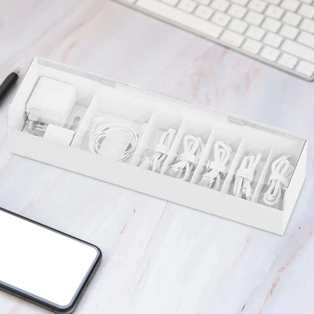 透明なプラスチック製の収納ボックス,コンテナ,データライン,デスク,文房具,化粧品,キー,ジュエリーボックス,オフィス