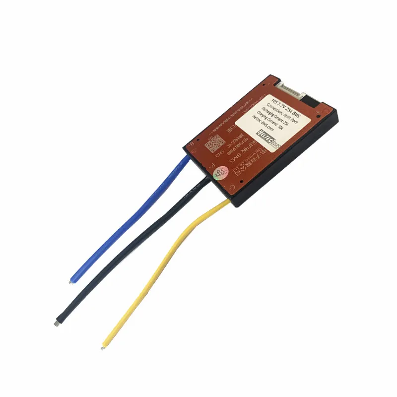 Placa de proteção para bateria de íon-lítio, à prova d'água, bms 10s, 36v, 42v, 25a, bms com função de equilíbrio, 3.7v