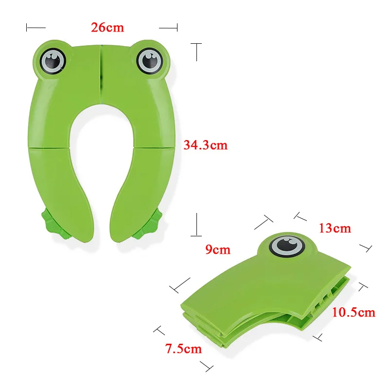 Baby Travel Folding Potty Seat Toddler Silicone Non-slip Portable Toilet Training Mat Vhildren Urinal Cushion Children Chair Pad