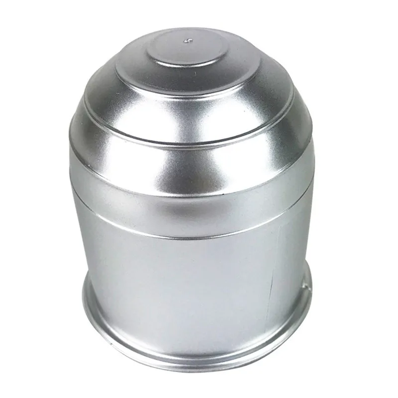 50mm Car Trailer Ball Cap Protective Cover Plastic Chrome Plated Clip Tow Bar Ball Towing Hitch Cover