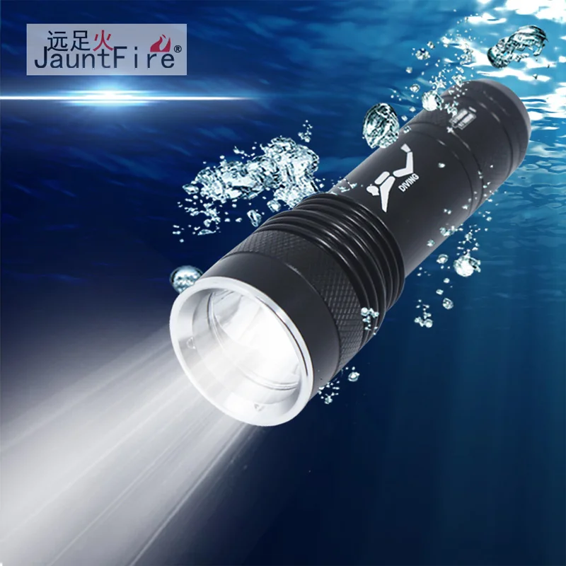 scuba diving flashlight UV purple light T6 LED L2 LED waterproof underwater fill light high power torch lantern 26650 18650