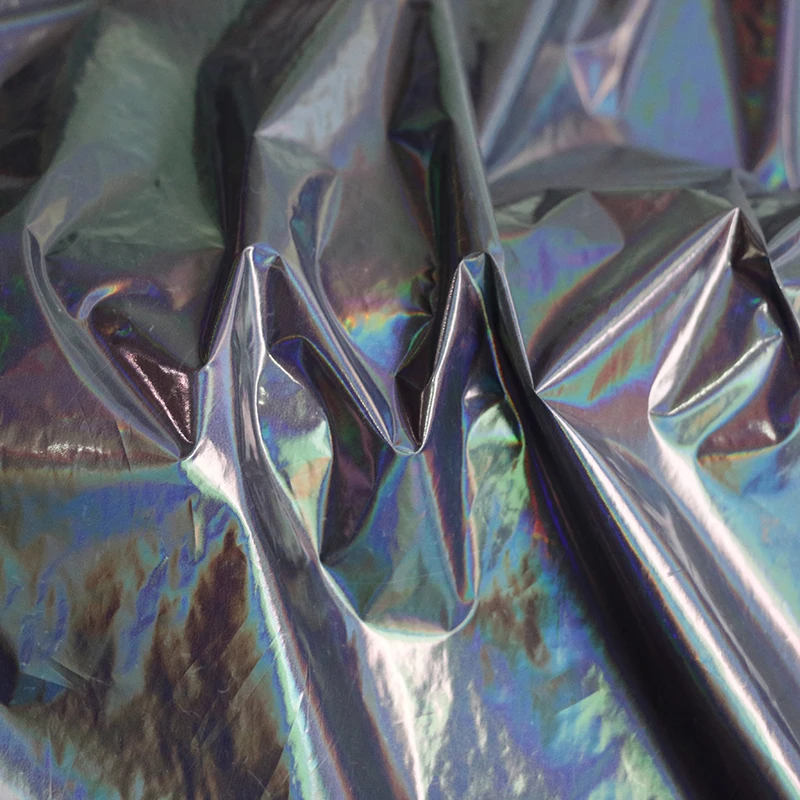 100 cm * 145 cm hochwertiges, dünnes, leichtes Nylongewebe, hochdichtes, laserglänzendes Taftmaterial für Winterjacken – Detail 14