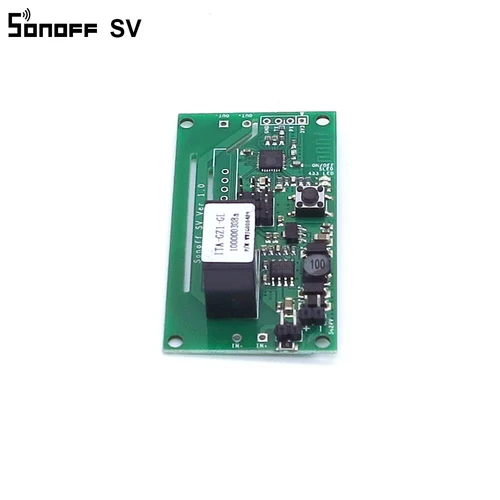 Imagen 2 del producto Itead SONOFF SV Wifi interruptor inteligente voltaje seguro WiFi interruptor inalámbrico módulo de hogar inteligente compatible con desarrollo secundario funciona con Alexa