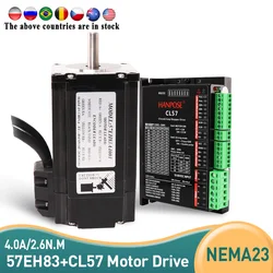 Nema23 Closed Loop 57EH83A4001 Hybrid Step-servo CL57 Driver 57X83mm  4A 2.6N.M 57CME26 closed loop stepper motor driver for CNC