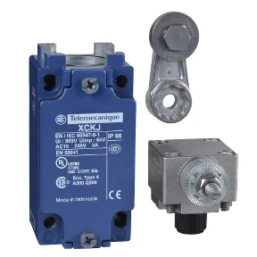 

XCKJ10511H29 = ZCKY11C + ZCKE05C + ZCKJ1H29C Limit switch XCKJ - thermoplastic roller lever - 1NC+1NO