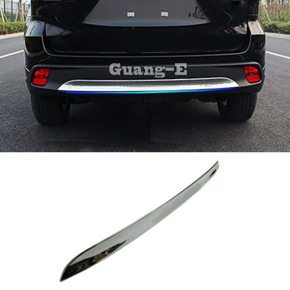 

For Toyota Highlander 2015 2016-2020 Car Body Cover Protection Bumper ABS Chrome Trim Rear Back Tail Bottom Molding Panel 1pcs