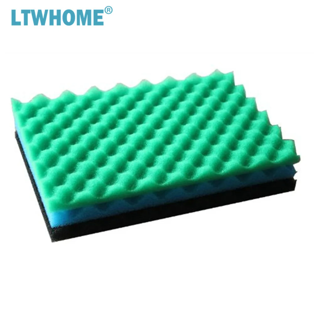 LTWHOME FISH POND FOAM FILTER SPONGE SET 17\