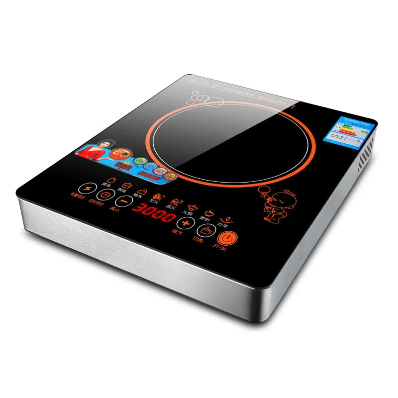 3000W high-power induction cooker household smart touch screen cooking stove