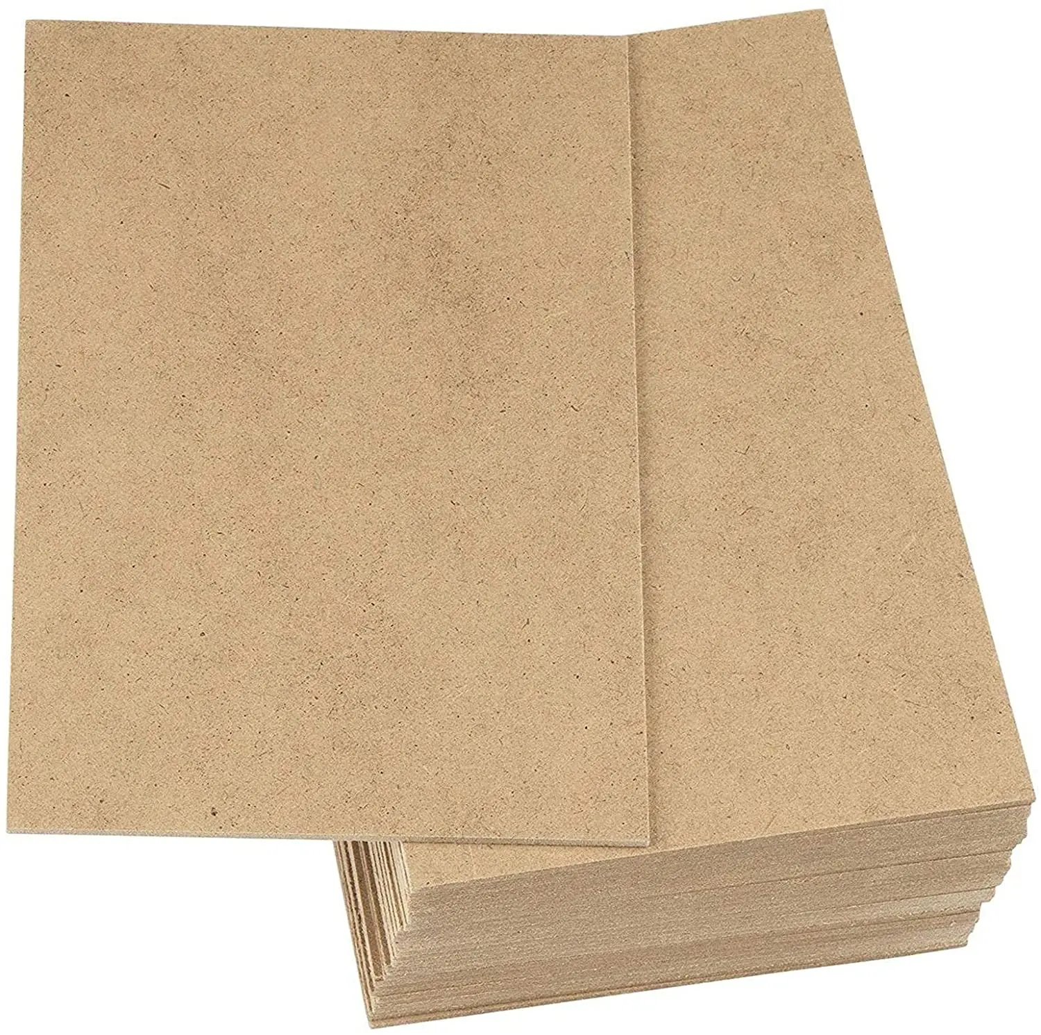 10Pack Brown MDF Wood Board Medium Density Fiberboard Hardwood Board 150x200mm 2mm thick