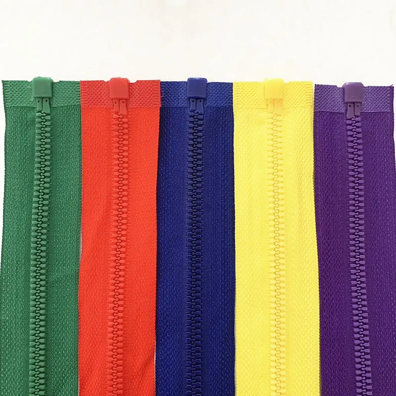 3pcs 5# 35Cm Resin Detachable Zipper Opening That Opens The Self Locking Plastic Self Locking Zipper(20 Colors)