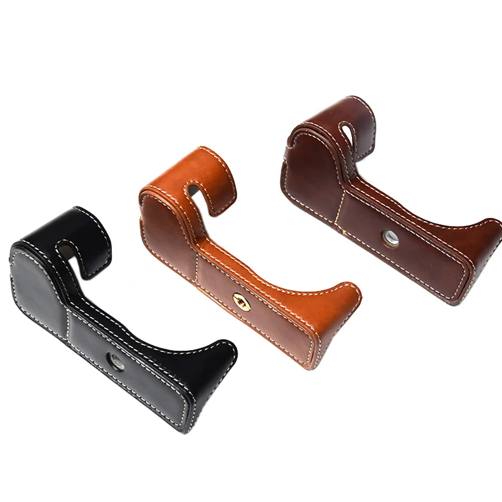 abay PU Leather Camera Bag Case Half For FujiFilm XS10 X-S10 Half Bod Professional Bottom Cover
