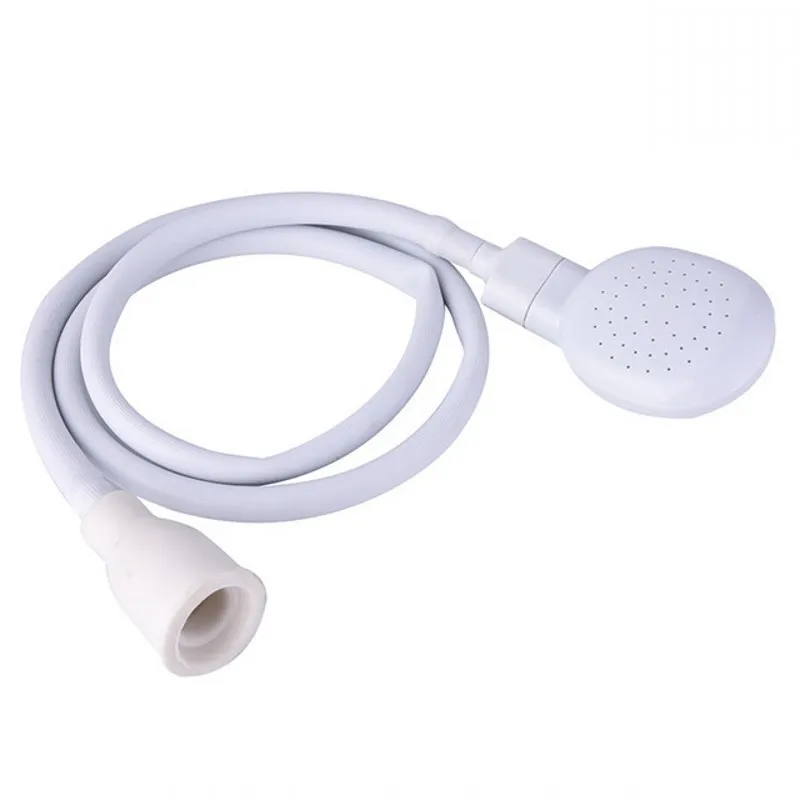 White Hair Shower Water Spray Head Multi-Functional Tap Faucet Drain Strainer Hose Sink Pet Lave Bath Mixer Tap 1Pc