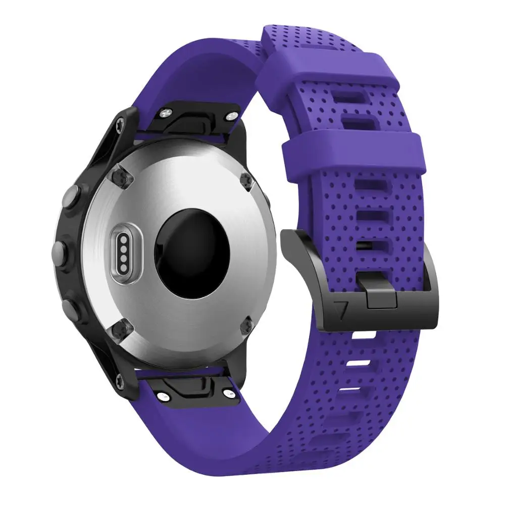 20 millimetri di sostituzione del cinturino di vigilanza della cinghia del silicone con regolazione rapida per Garmin Fenix 5s 5s plus /6s 6spro /Fenix6s Sappphire fascia