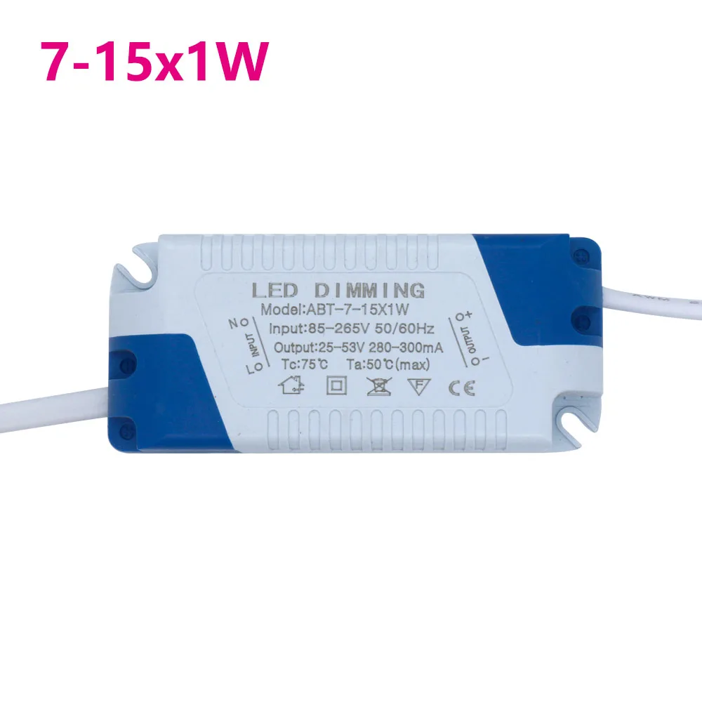 Imagem -04 - Led Driver para Dimmable Power Supply Controle de Tensão Atual Constante Transformadores de Iluminação para Leds ac 220240v 1-24w