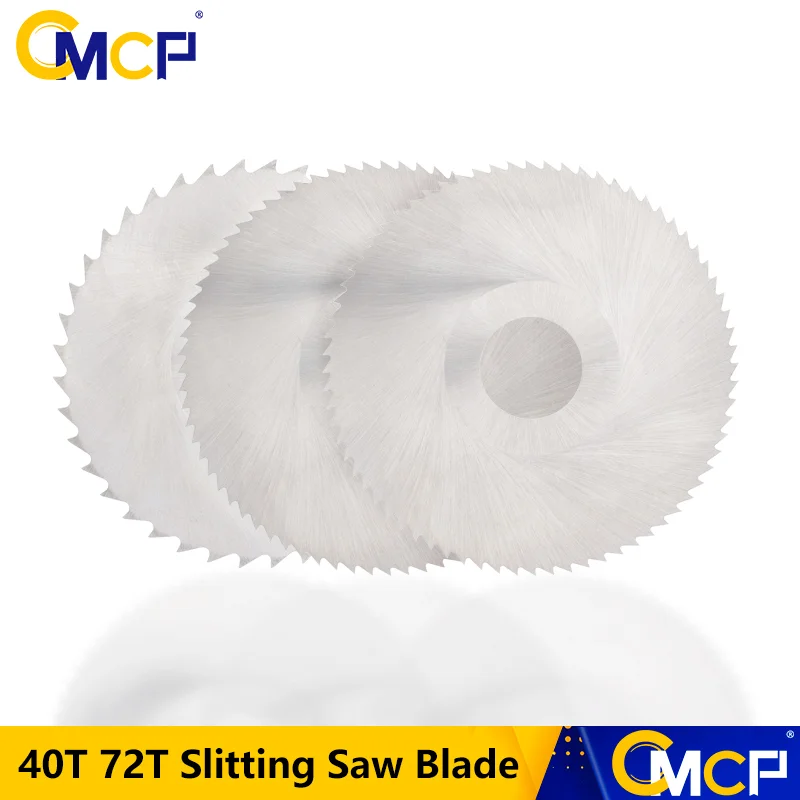 CMCP 40T 72T Slitting Saw Blade 110mm HSS Wood Metal Cutting Disc Metal Cutter Power Tool High Hardness Circular Saw Blade