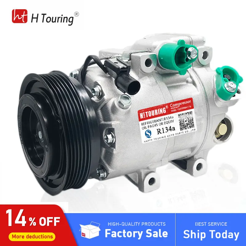 CAR AC Compressor for 10-12 HYUNDAI SANTA FE 11-13 KIA SORENTO 2.4L 471-6040 977011U100 97701-1U100