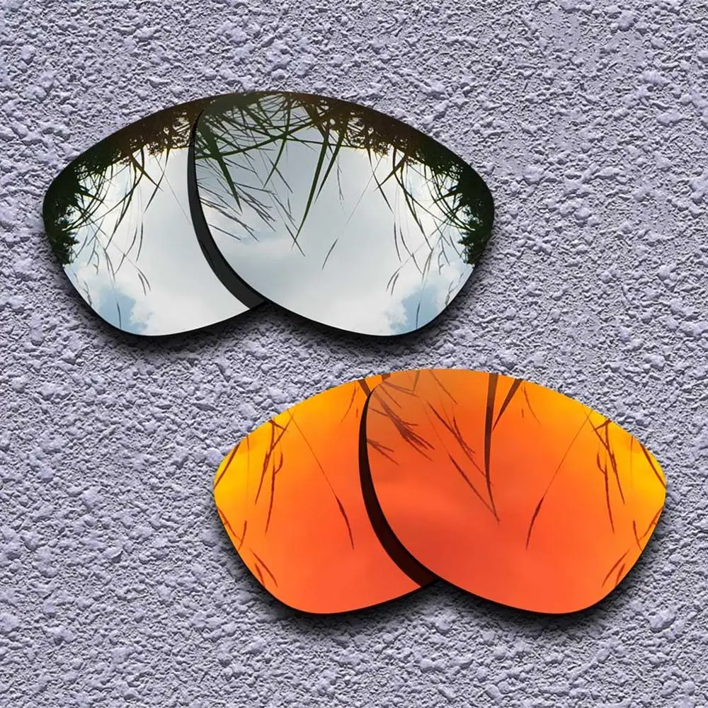 2 Pairs Polarized Replacement Lenses for Oakley Bottle Rocket Sunglasses - Multiple Choices